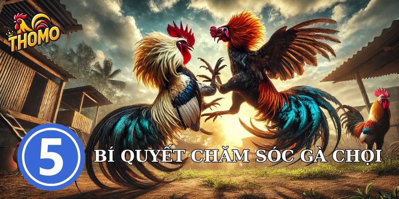 Top 5 Bí quyết nuôi và chăm sóc gà chọi