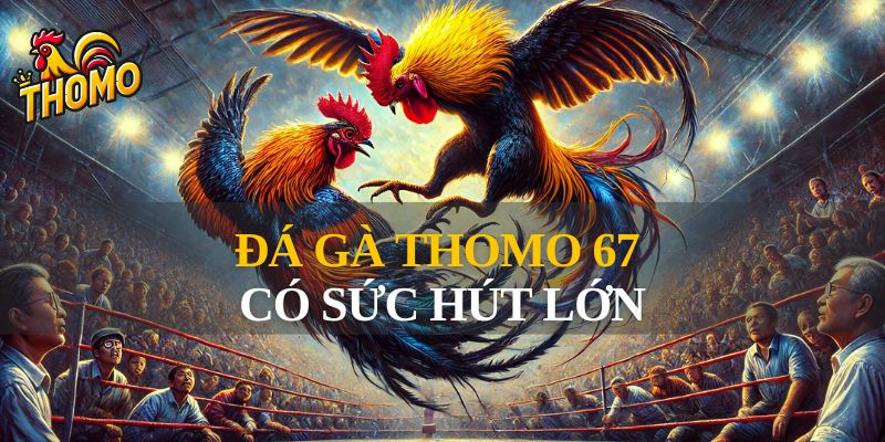 Đá gà Thomo 67 lại có sức hút lớn