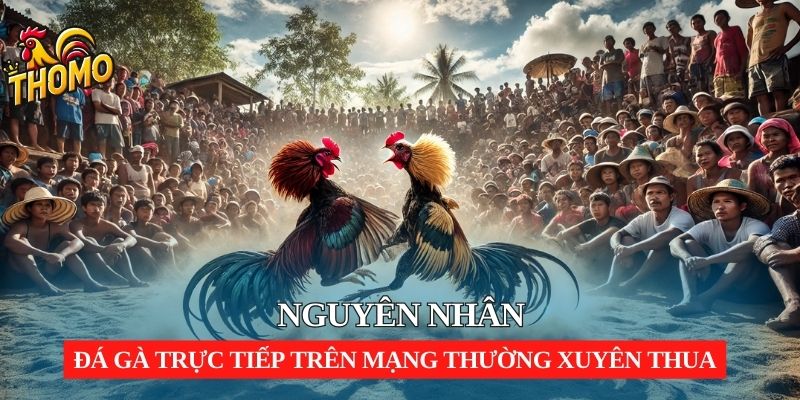 Nguyên nhân đá gà trực tiếp trên mạng thường xuyên thua